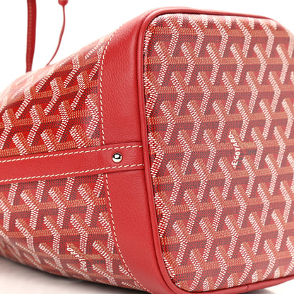 Goyard Goyardine Petit Flot Bucket Bag PM Red 7 of 8