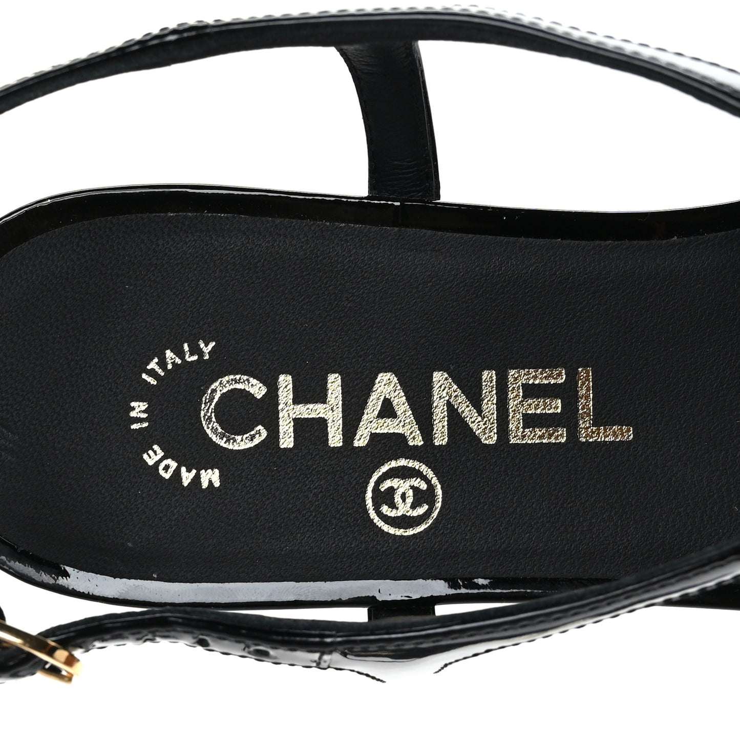 Lambskin Camellia Thong Sandals 37.5 Black