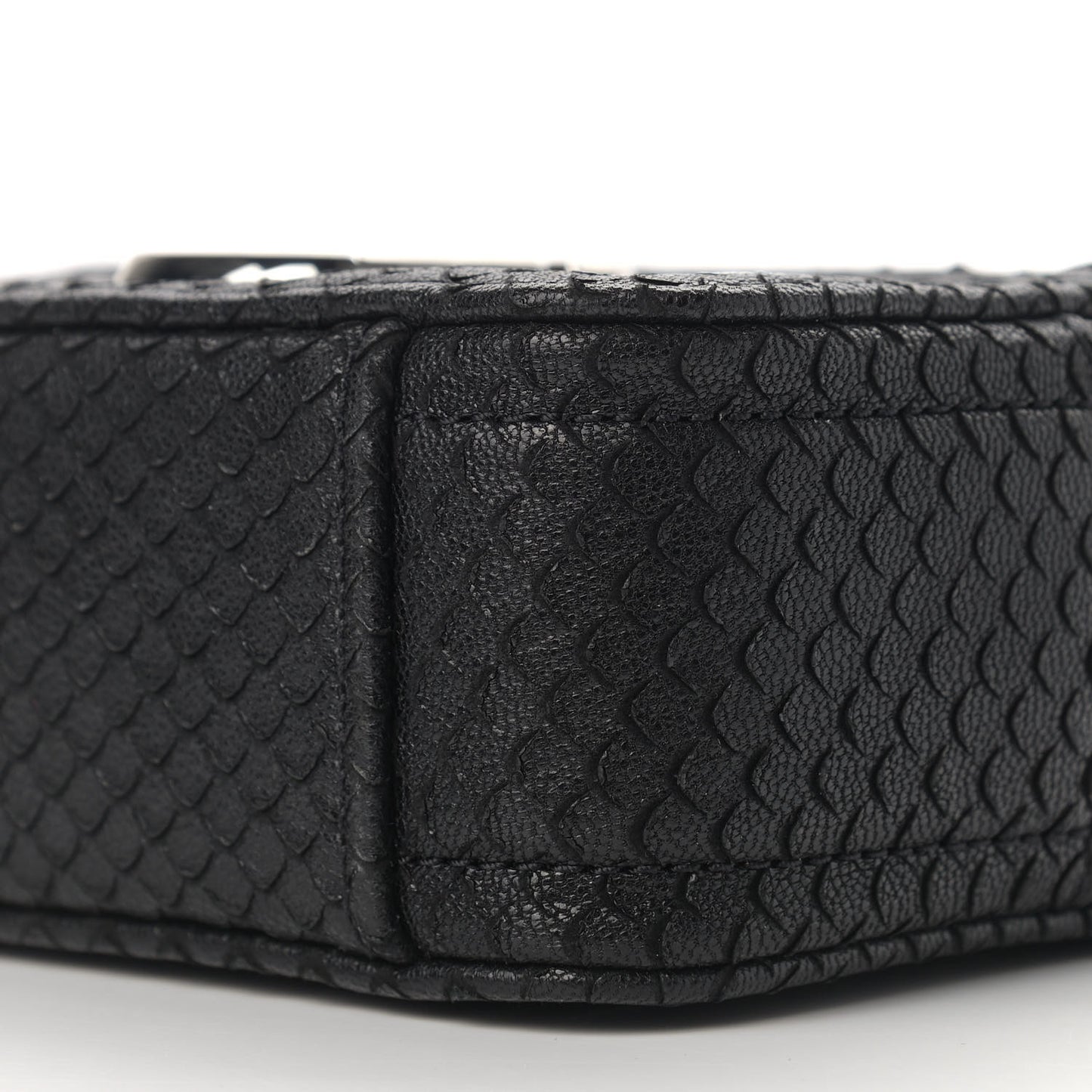 Goatskin Python Print The Softshot 17 Bag Black