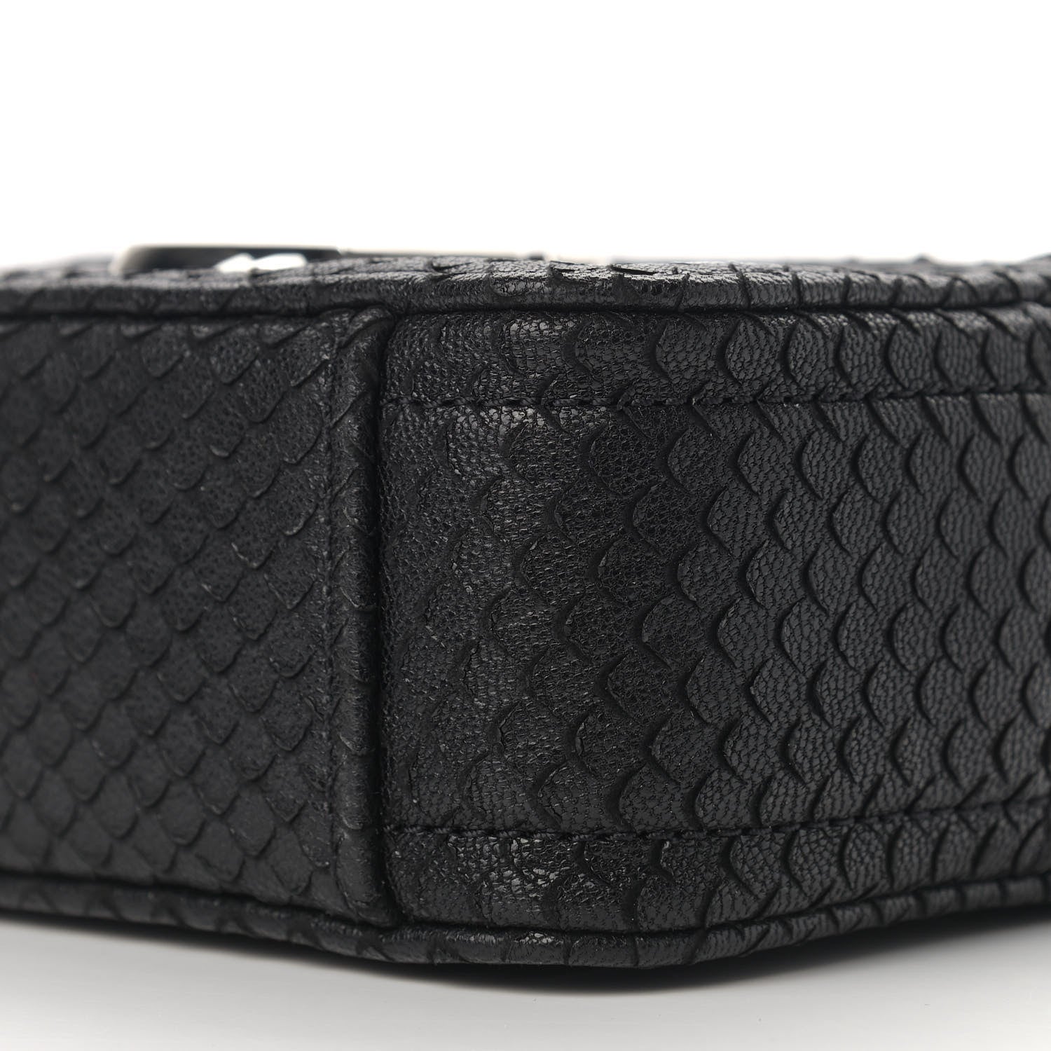 Marc Jacobs Goatskin Python Print The Softshot 17 Bag Black 8 of 8