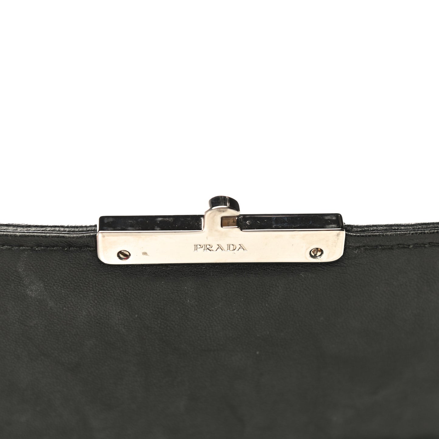 Nappa Gaufre Small Sound Chain Flap Shoulder Bag Black