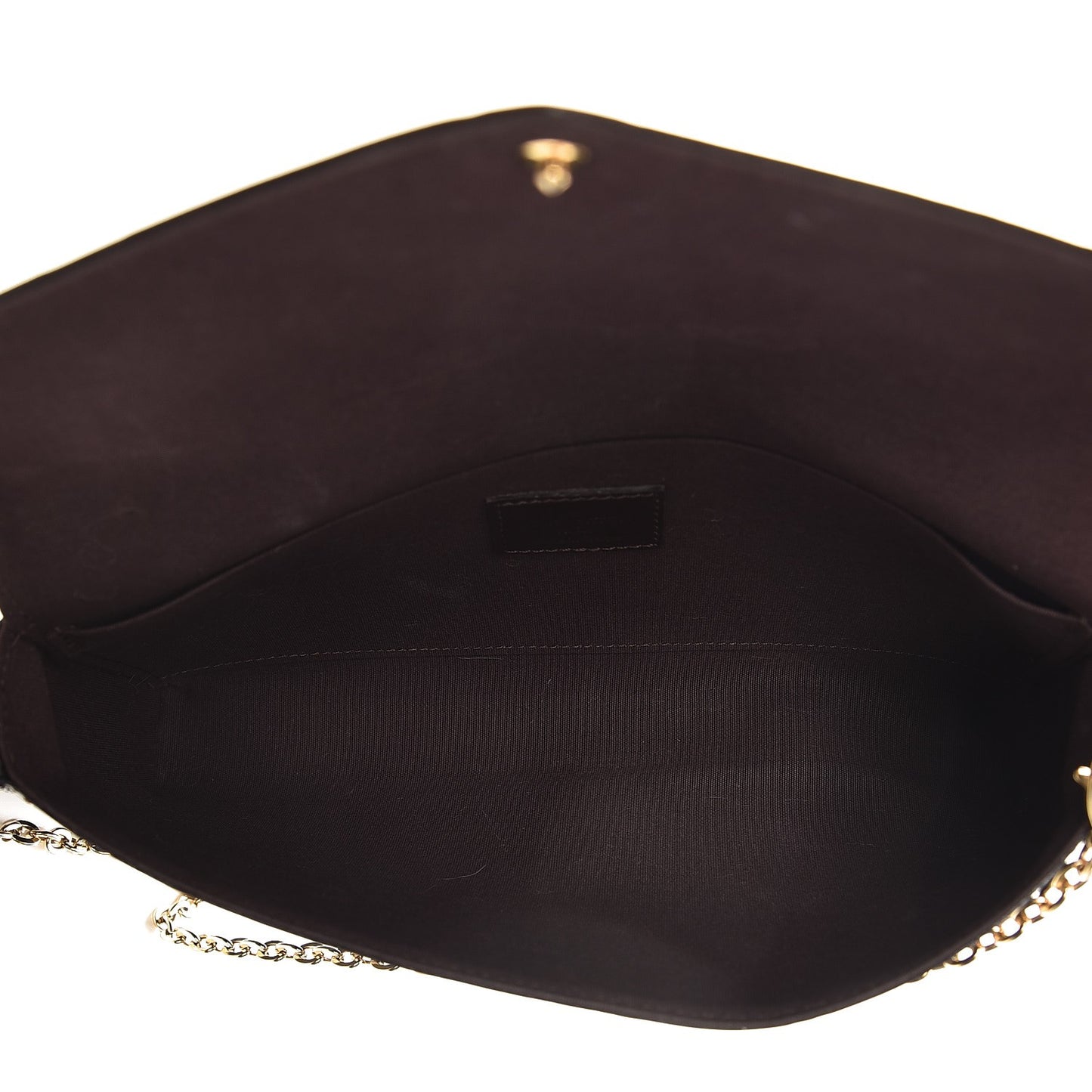 Vernis Pochette Felicie Chain Wallet Amarante