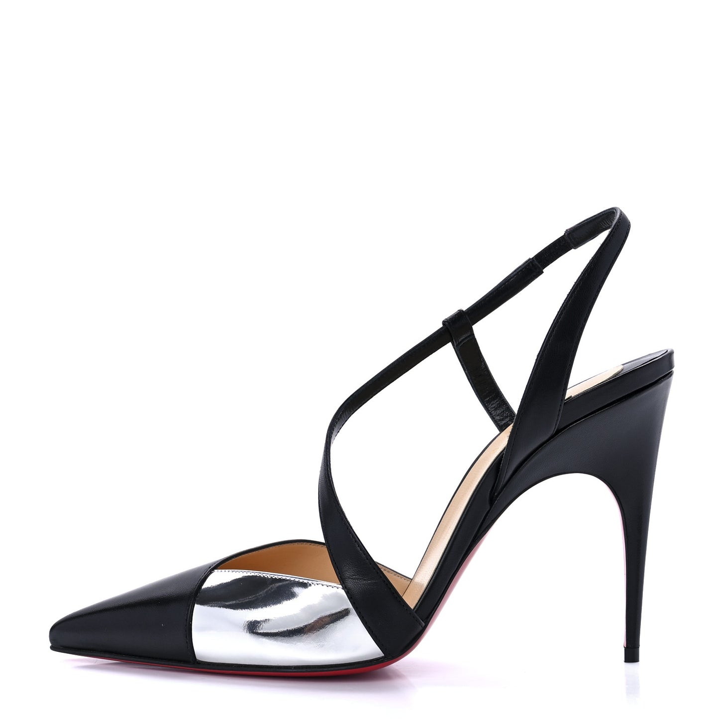 Nappa Platina 100 Pumps 41 Black Silver
