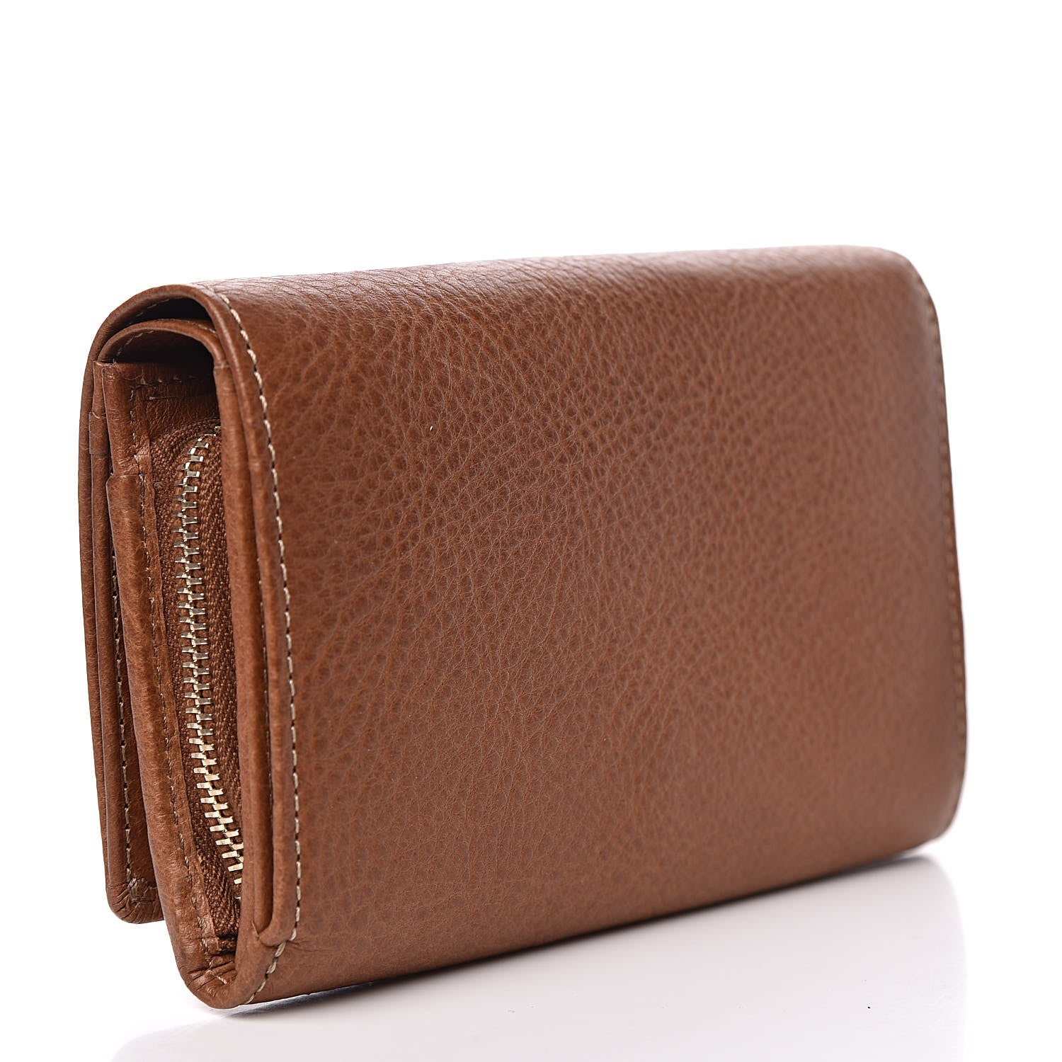 Mulberry Natural Calfskin Tree French Purse Wallet Oak 3 of 9