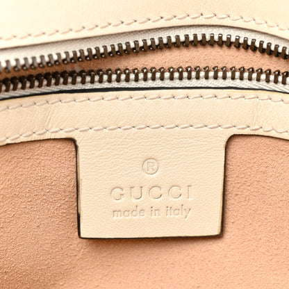 Gucci Calfskin Matelasse Small GG Marmont Shoulder Bag White 6 of 13