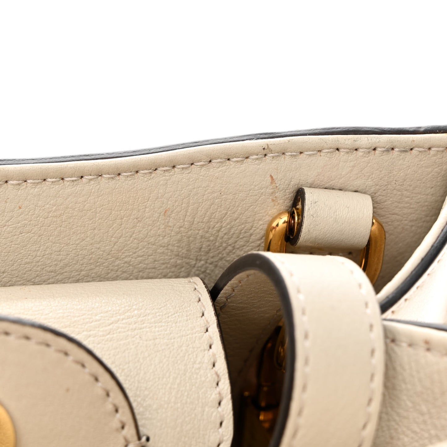 Wonka Grain Calfskin Mini Diana Tote Bag Mystic White Orange Fluo