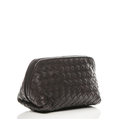 Bottega Veneta Nappa Intrecciato Cosmetic Case Ebano 3 of 8
