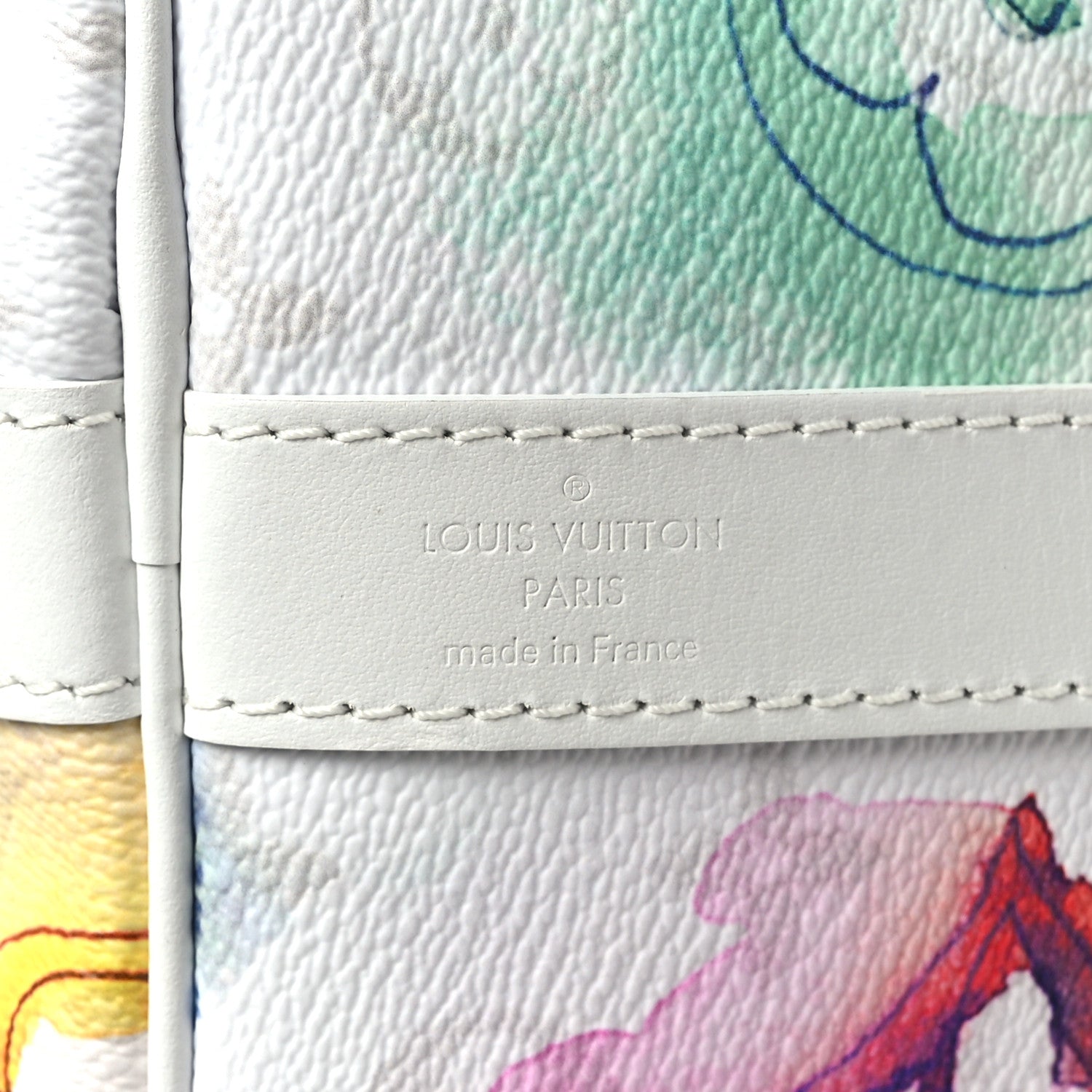Louis Vuitton Monogram Watercolor Keepall Bandouliere 50 Multicolor 6 of 10