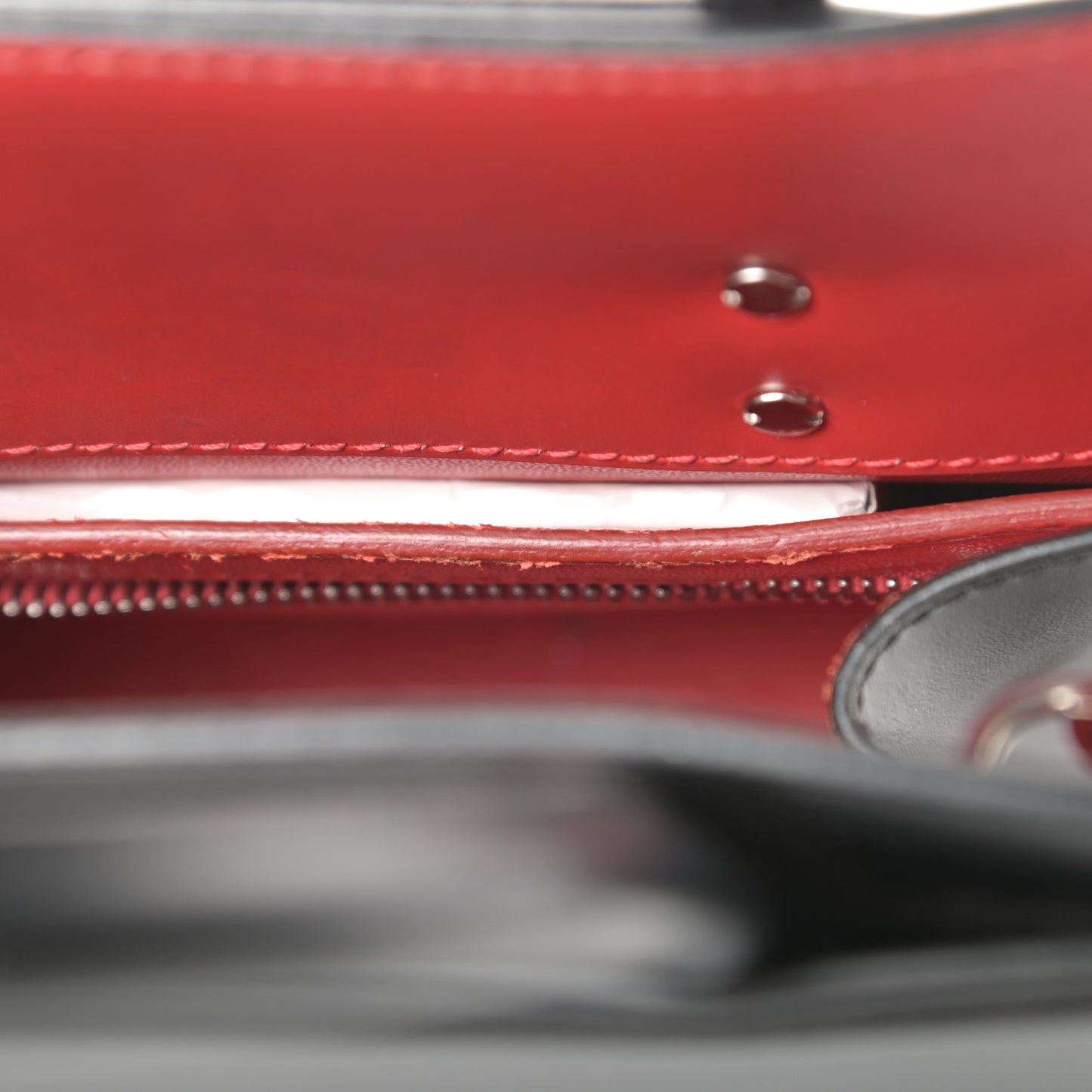Smooth Calfskin Mini Horizon Satchel Black