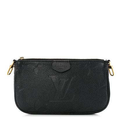 Louis Vuitton Empreinte Monogram Giant Multi Pochette Accessories Mini Pochette Black 1 of 7