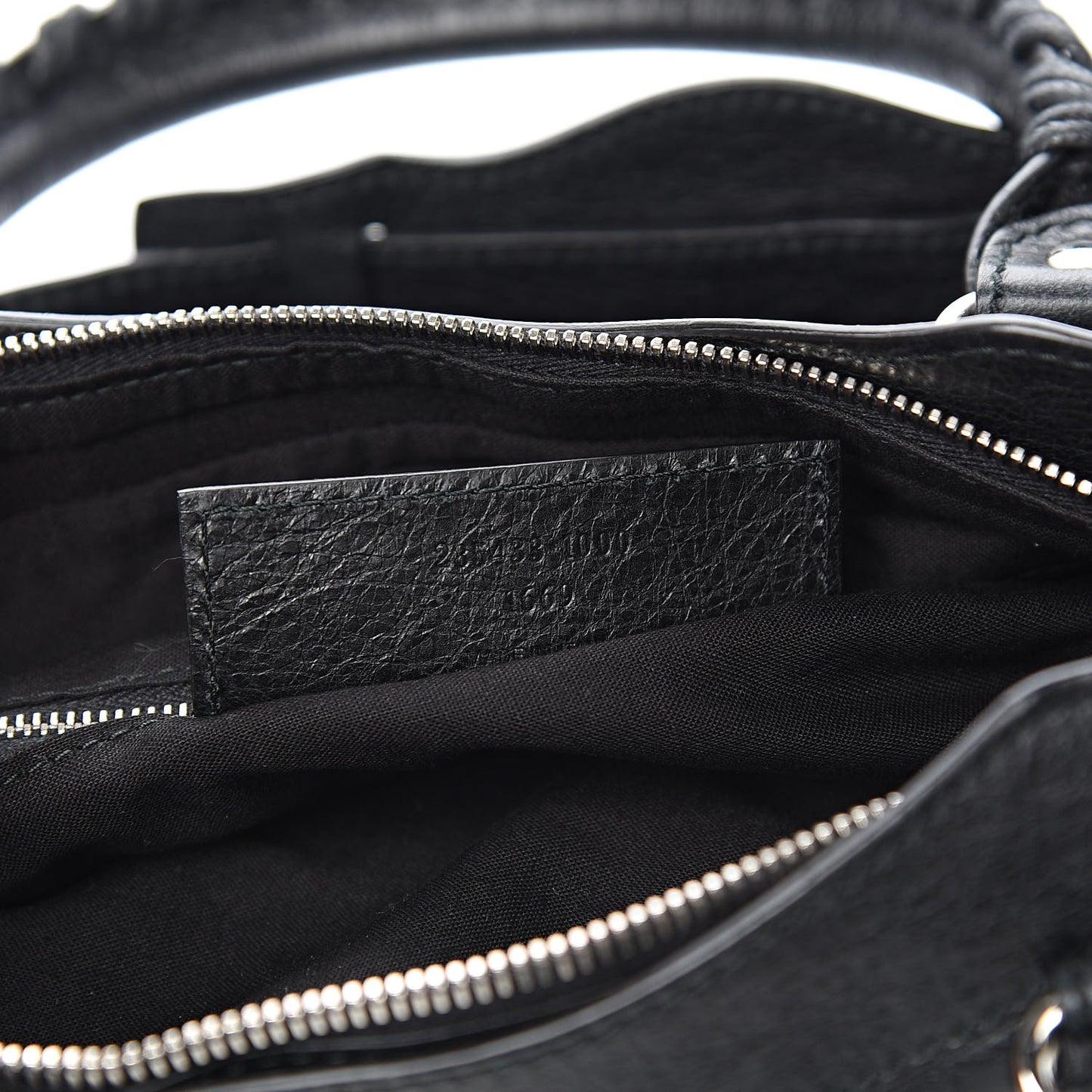 Agneau Giant 12 Silver Hardware First Black