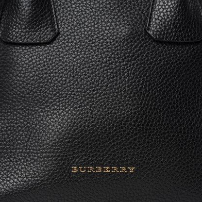 Burberry London Grainy Calfskin Small Greenwood Bowling Bag Black 11 of 11