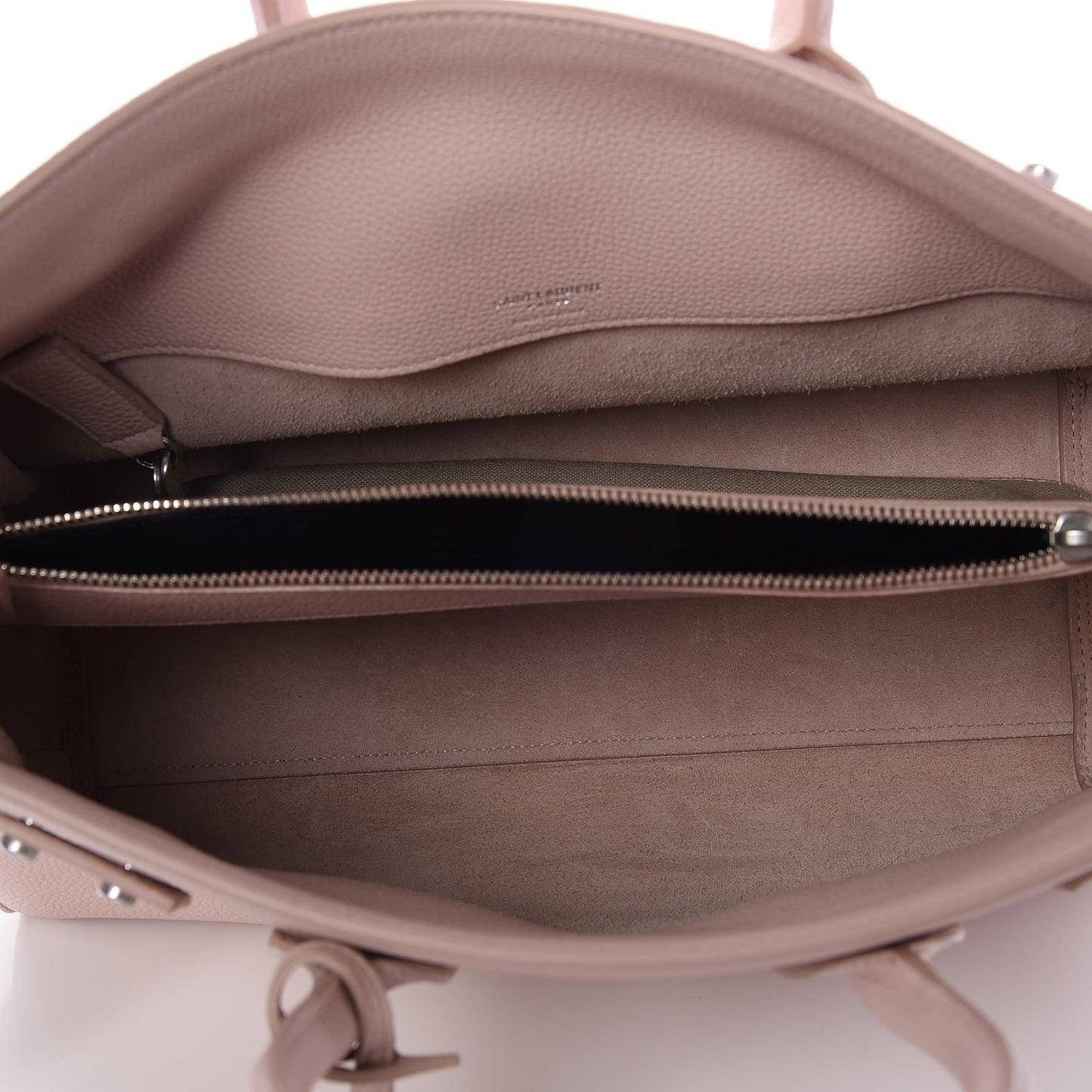 Grained Calfskin Small Supple Sac De Jour Rose