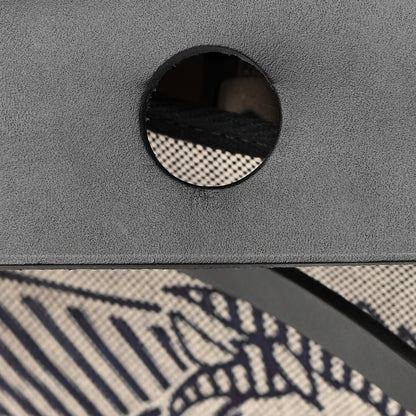 Hermes Vache Hunter Toile H Pegase Pop Herbag Zip Retourne 31 PM Bleu Indigo Ecru Black 12 of 13