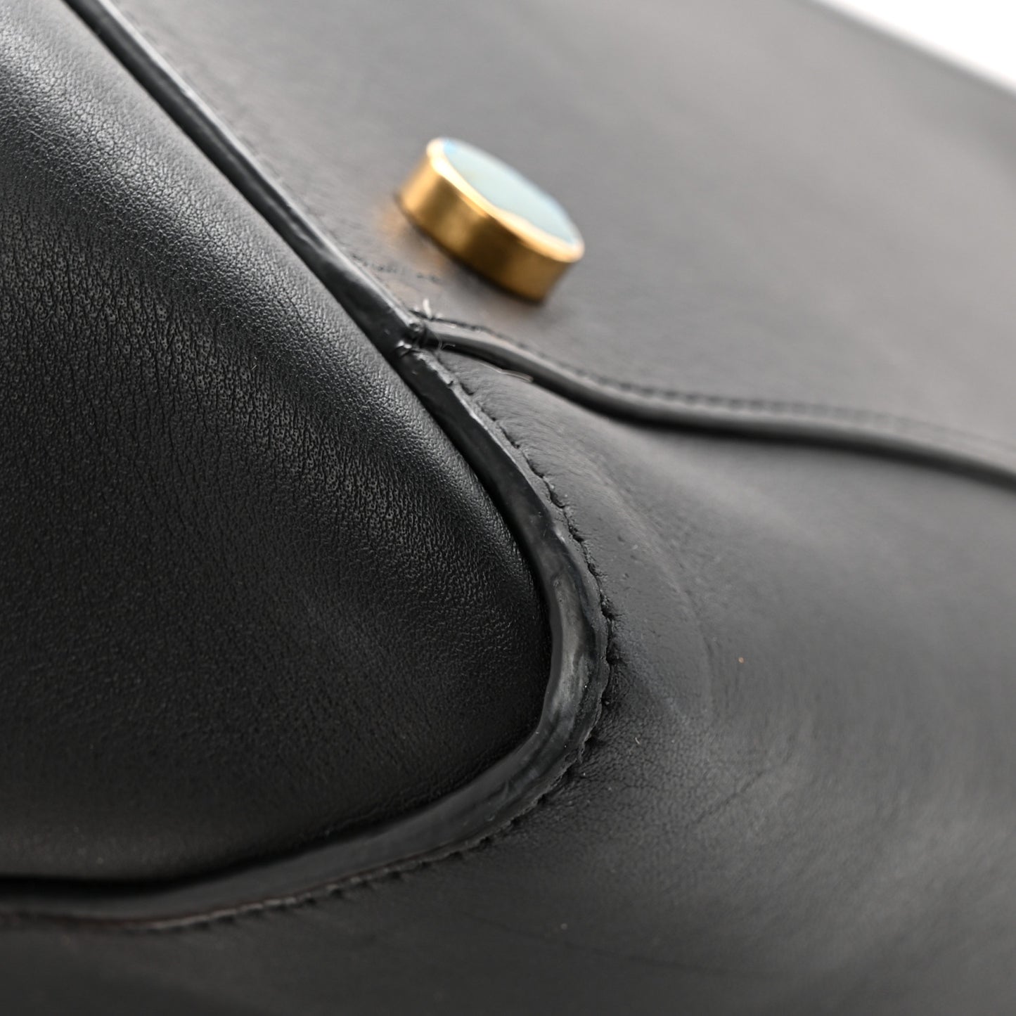 Calfskin Medium Cabas Rive Gauche Black
