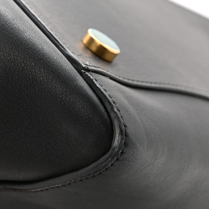 Saint Laurent Calfskin Medium Cabas Rive Gauche Black 11 of 11
