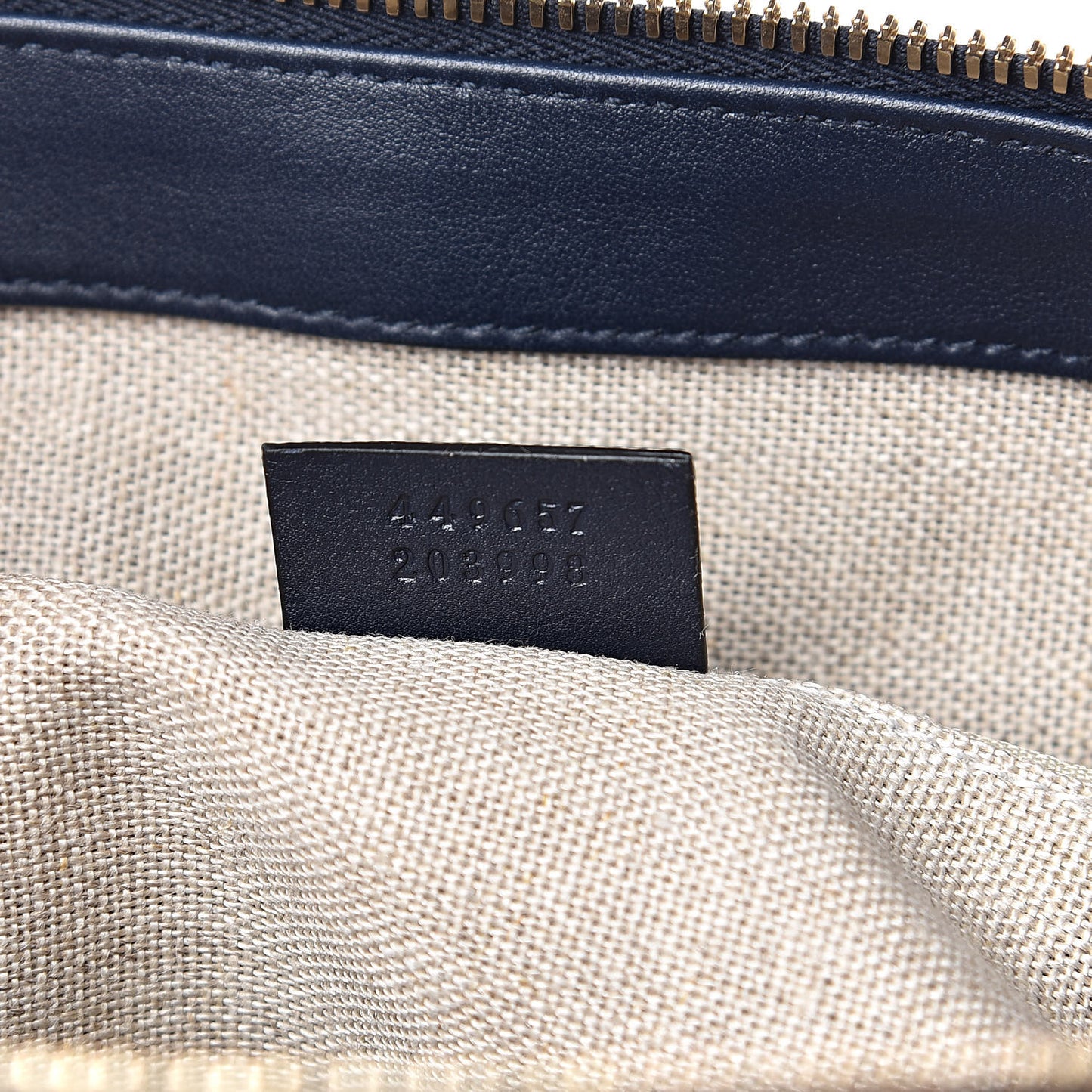 Soft Microguccissima Dome Satchel Navy