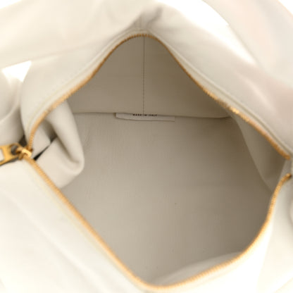 Bottega Veneta Calfskin Mini Double Knot Bag White 5 of 10