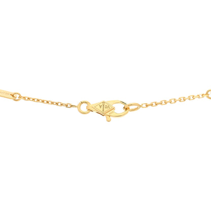 Van Cleef & Arpels 18K Yellow Gold Mother of Pearl Sweet Alhambra Butterfly Pendant Necklace 4 of 6