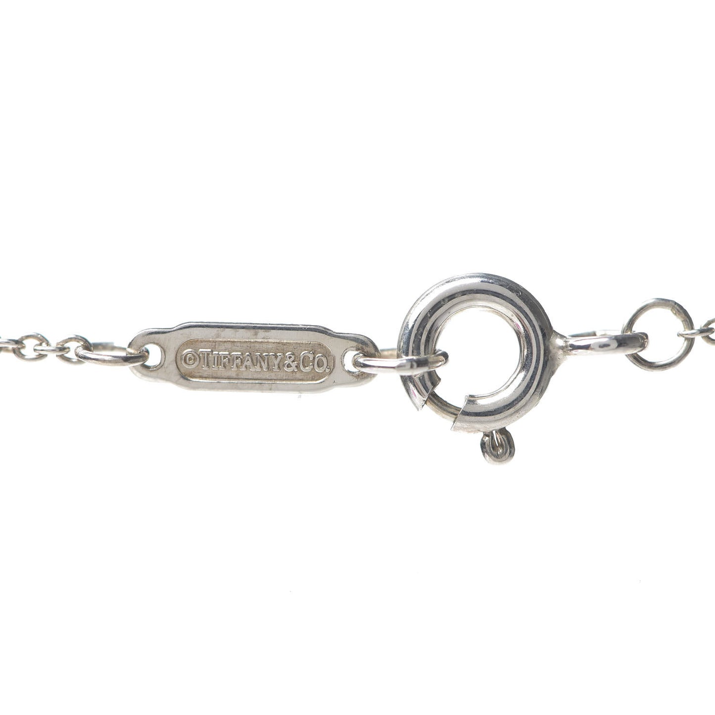 Sterling Silver Diamond Knot Key Pendant Necklace