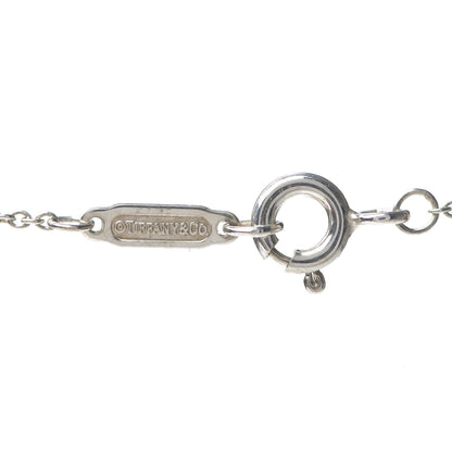Tiffany Sterling Silver Diamond Knot Key Pendant Necklace 5 of 6