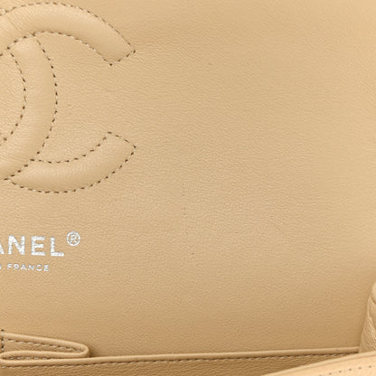 Chanel Caviar Quilted Medium Double Flap Beige 11 of 14