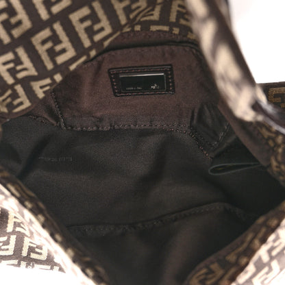 Fendi Zucchino Vitello Mini Mama Baguette Testa di Moro Beige 5 of 9