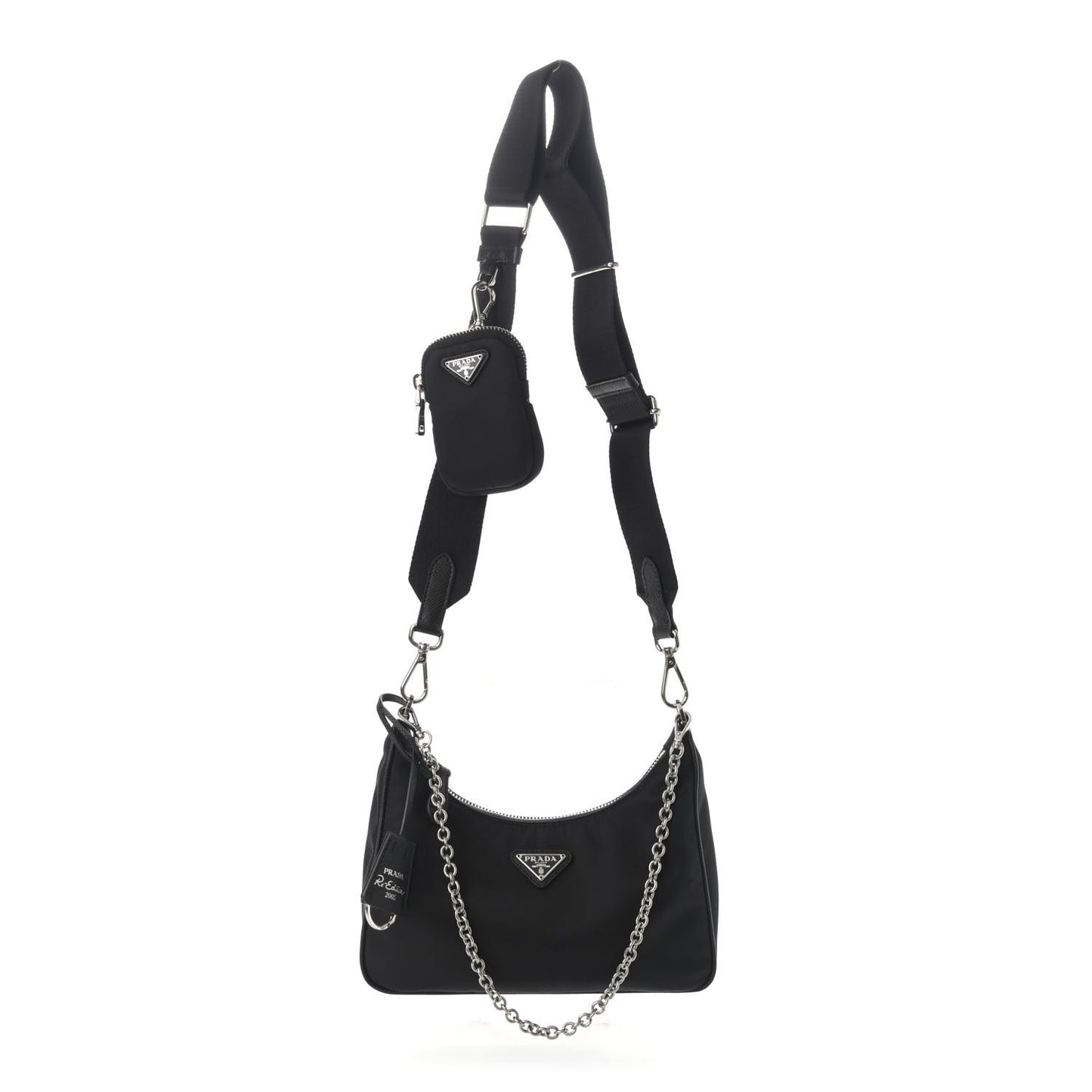 Nylon Re-Edition 2005 Shoulder Bag Black