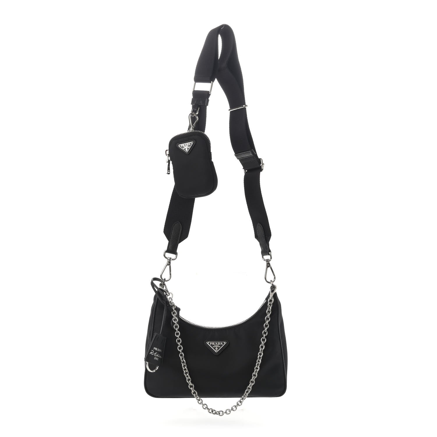 Prada Nylon Re-Edition 2005 Shoulder Bag Black 1 of 11