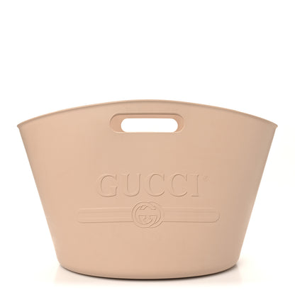 Gucci Rubber Oversized Logo Tote Rosa 1 of 9