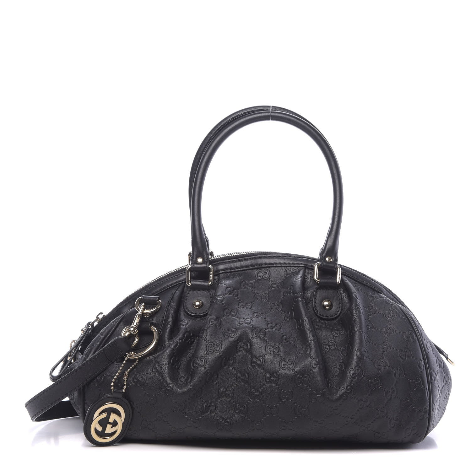 Gucci Guccissima Medium Sukey Boston Black 1 of 10