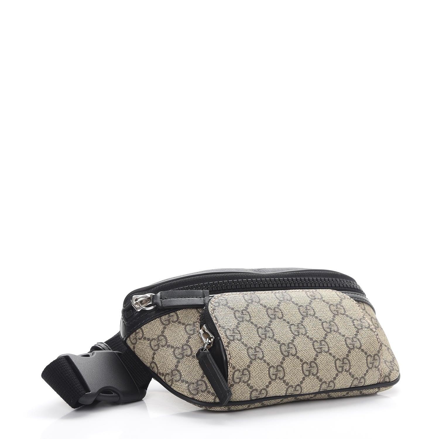 Gucci GG Supreme Monogram Belt Bag Black 5 of 9