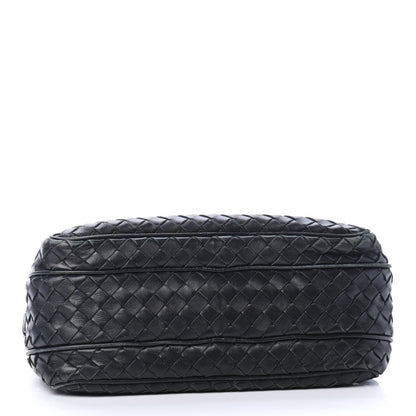 Bottega Veneta Nappa Intrecciato Shoulder Bag Black 4 of 5