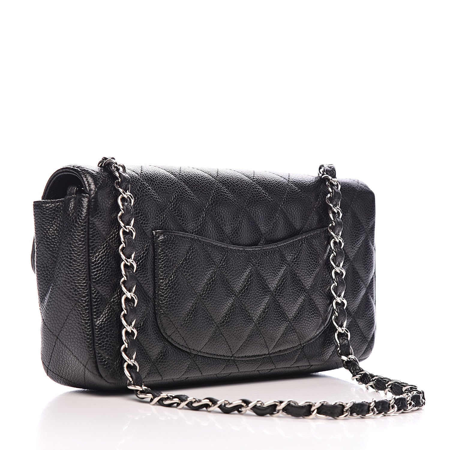 Chanel Caviar Quilted East West Flap Black 3 of 11