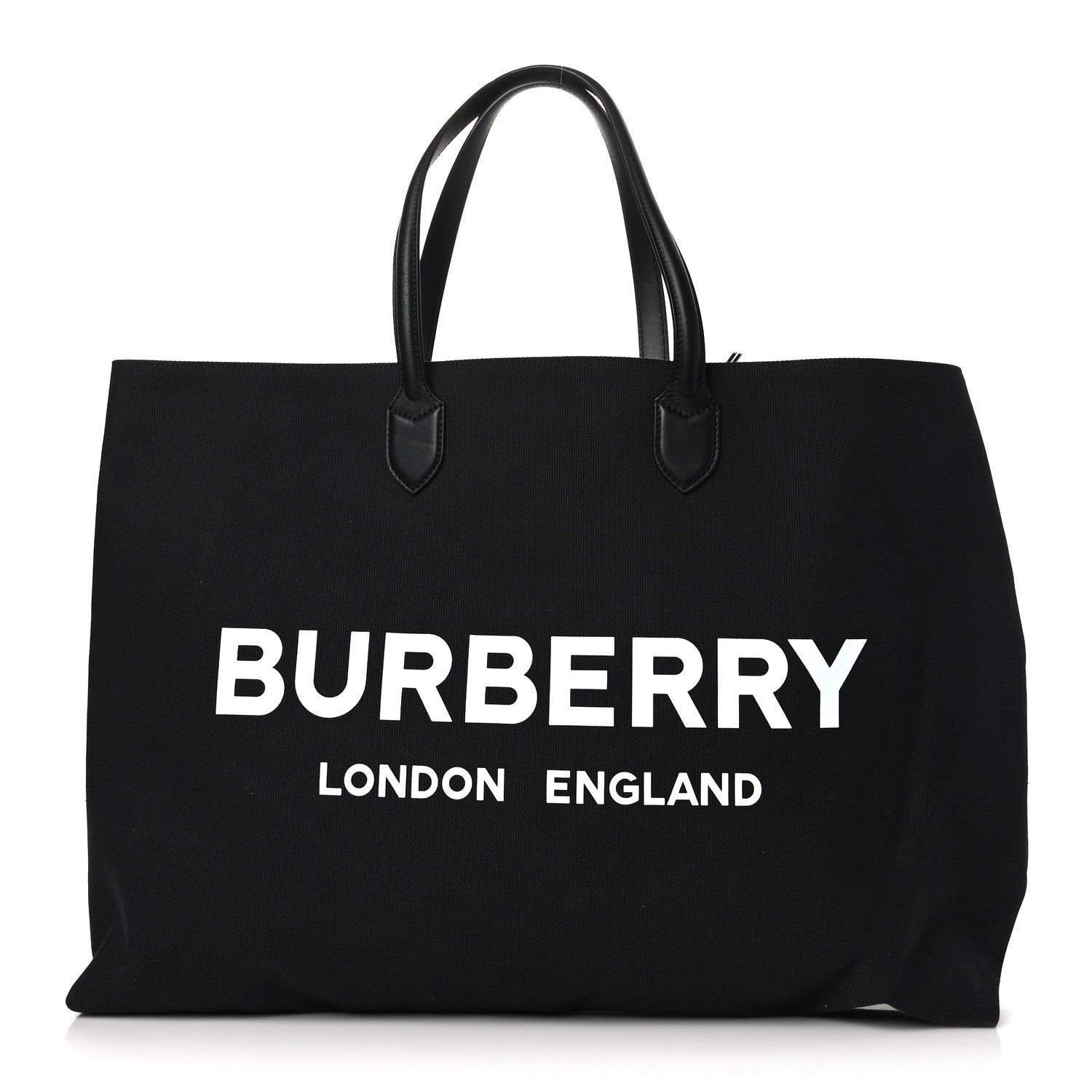 Burberry Canvas Logo Print XL Cabas Black 1 of 8
