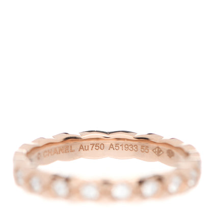 Chanel 18K Beige Gold Diamond Mini Coco Crush Ring 55 7.25 5 of 7