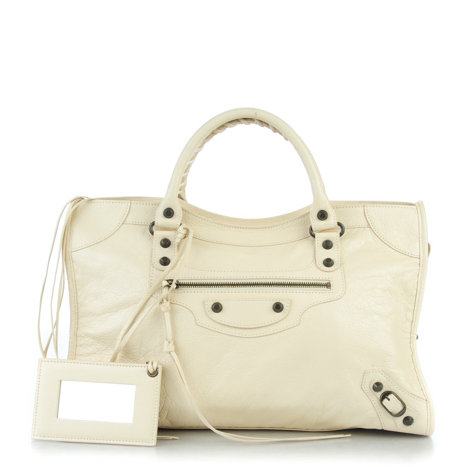 Balenciaga Agneau Classic Hardware City Blanc Creme Light Craie 1 of 7