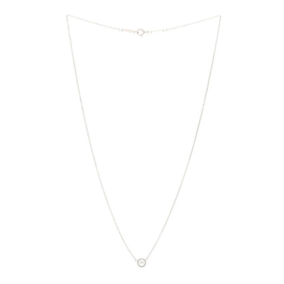 Tiffany Platinum Diamond .33ct Elsa Peretti Diamonds by the Yard Pendant Necklace 3 of 5