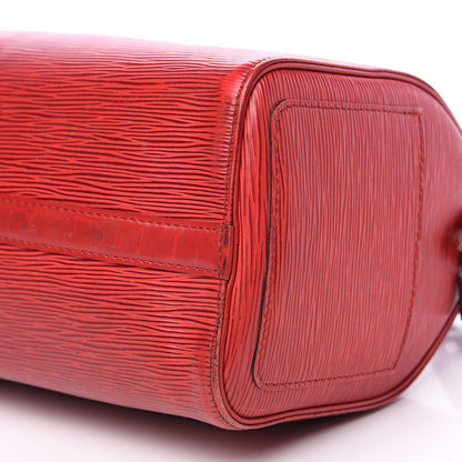 Louis Vuitton Epi Speedy 25 Castillan Red 10 of 16