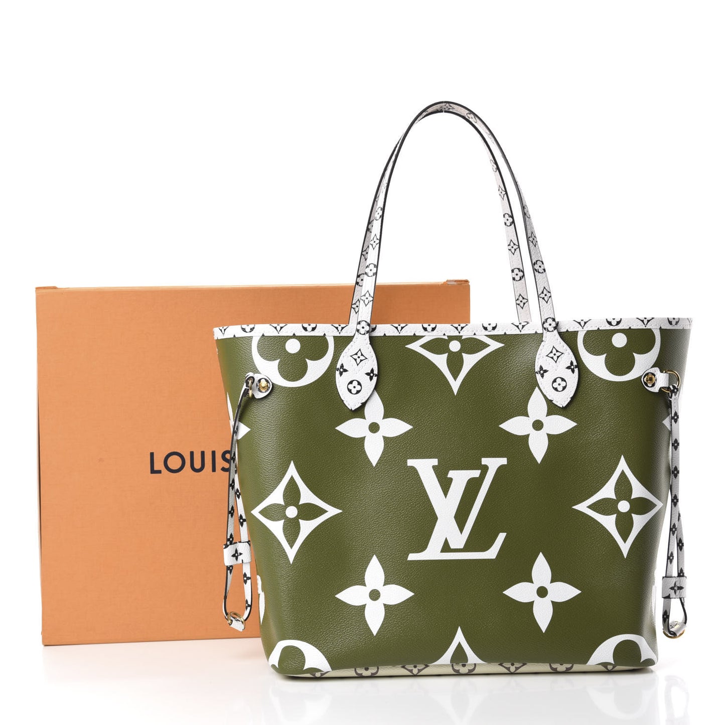 Monogram Giant Neverfull MM Kaki