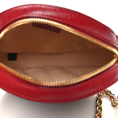 Gucci Suede Patent Web Mini Ophidia Round Shoulder Bag Hibiscus Red Navy 5 of 10