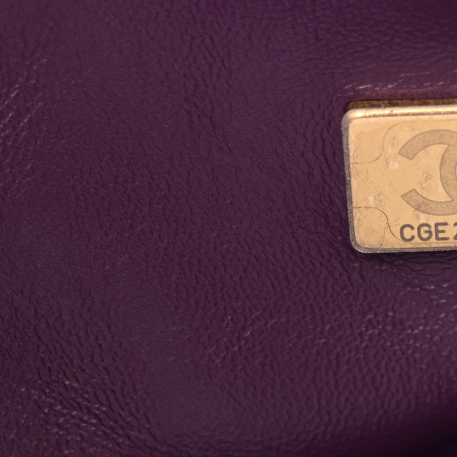Chanel Shearling Lambskin Quilted Small Vanity Case Purple 8 of 12