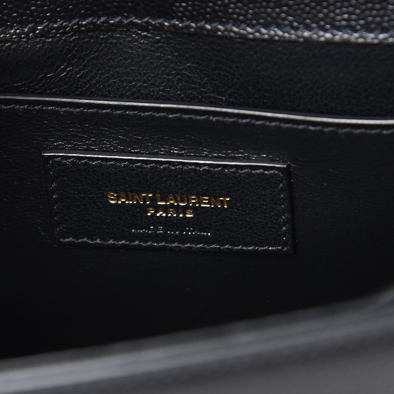 Saint Laurent Grain de Poudre Medium Classic Monogram Cassandra Top Handle Black 5 of 11