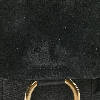 Chloe Suede Calfskin Mini Faye Backpack Black 12 of 12
