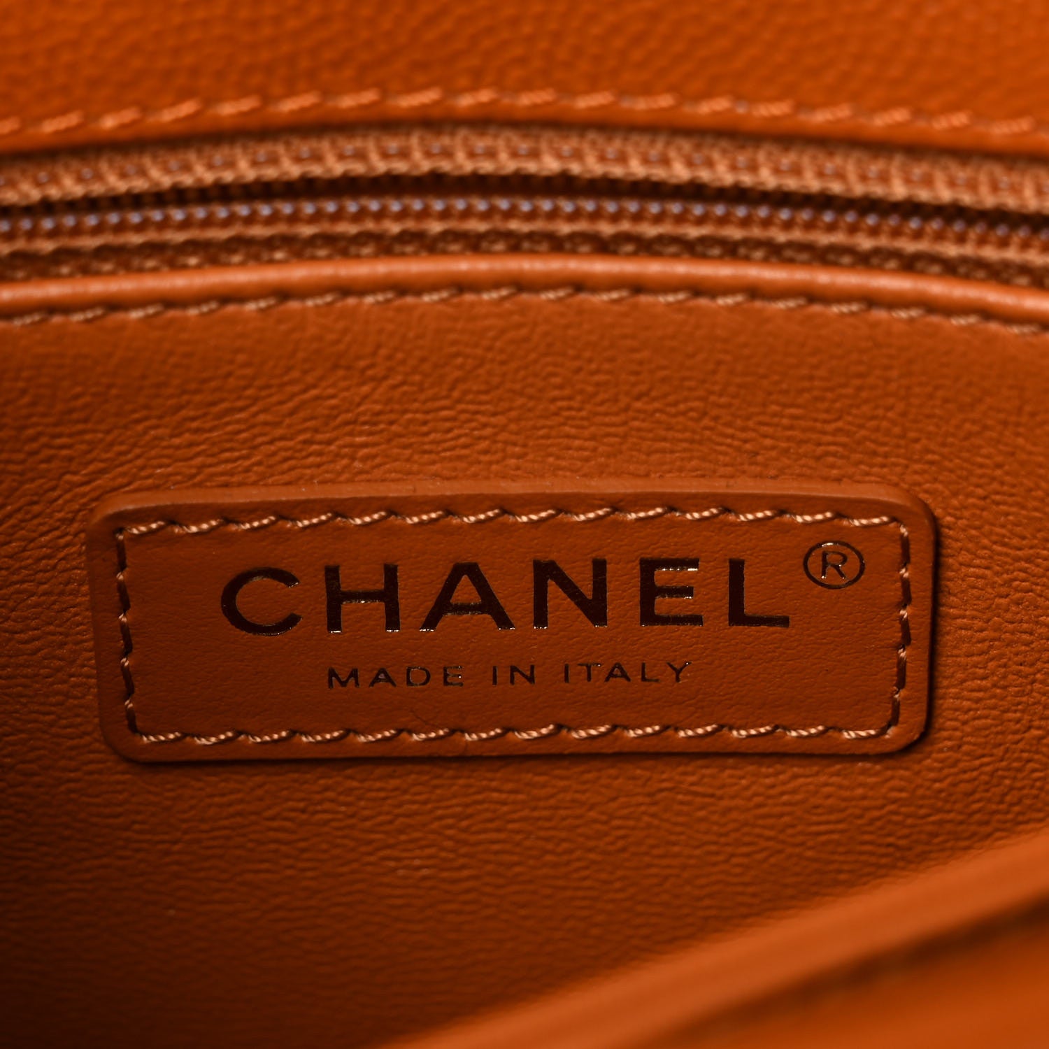 Chanel Caviar Quilted Mini Coco Handle Flap Light Brown 6 of 10