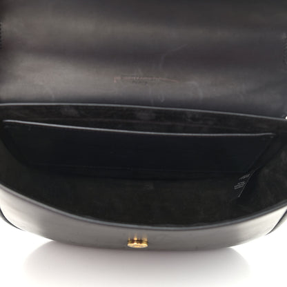 Saint Laurent Pony Hair Calfskin Leopard Print Monogram Medium Kaia Satchel Black 5 of 11