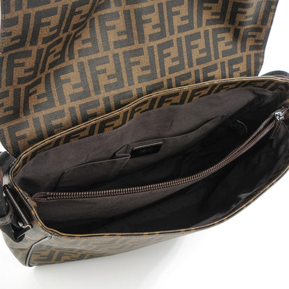 Fendi Zucca Spalmati Messenger Bag Tobacco 5 of 9