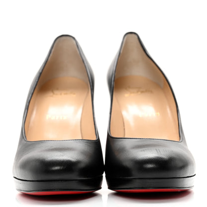 Christian Louboutin Nappa Kabetts 100 Pumps 39 Black Lucido 2 of 8