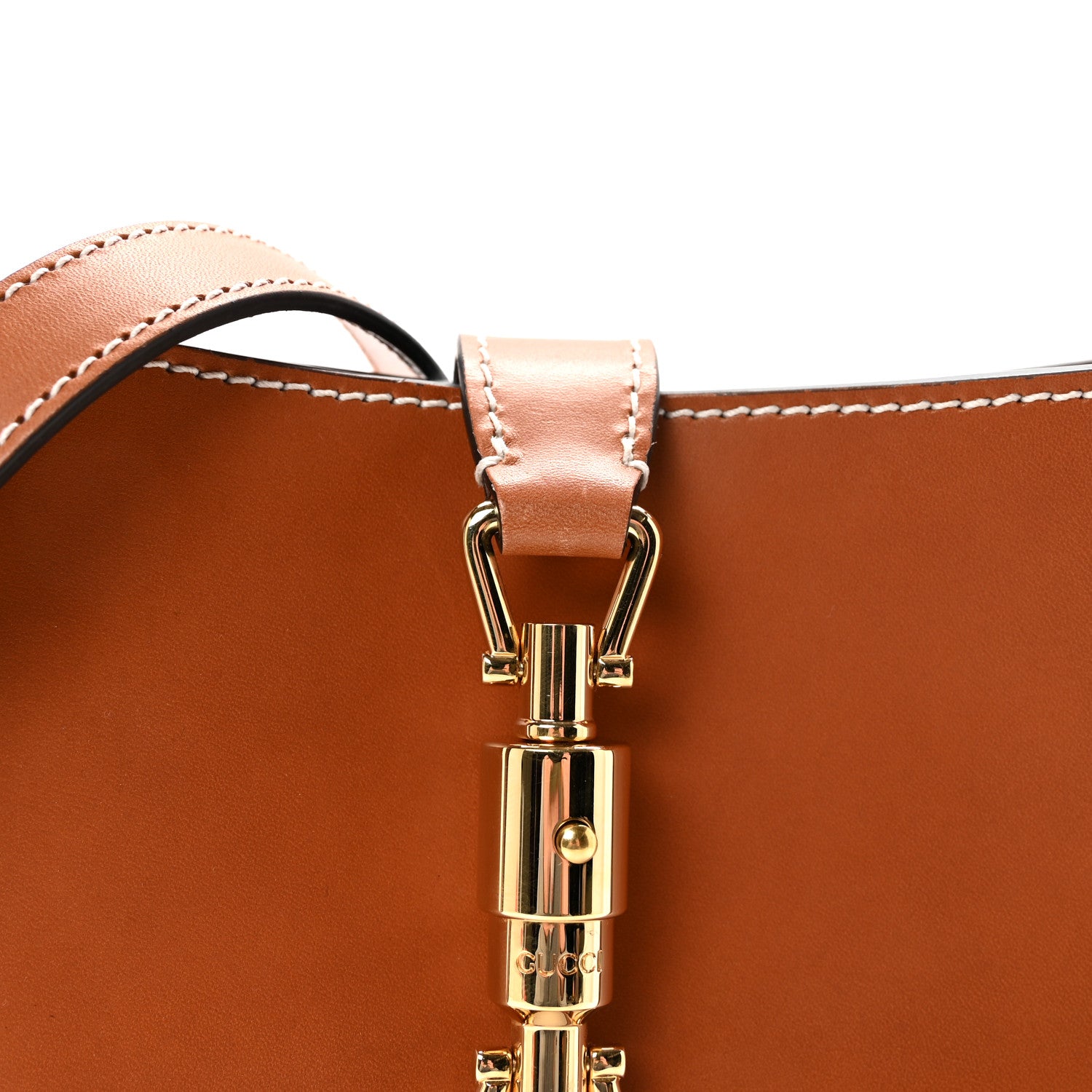 Gucci Calfskin Small Jackie 1961 Hobo Harness Brown 7 of 9