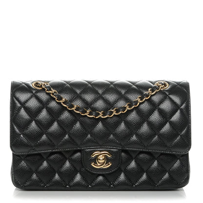 Chanel Caviar Quilted Medium Double Flap Black 1 of 7
